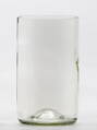 2ks Eko sklenice (z lahve od vína) střední čirá (13 cm, š 7,5 cm)