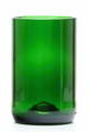 1x Sklenice z recyklovaného skla - zelená velká (400 ml)