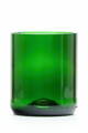 4x Sklenice z recyklovaného skla - zelená malá (250 ml)