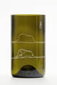 2x Sklenice z recyklovaného skla - antik velká (400 ml) motiv Malý princ a hroznýš + dárková krabice