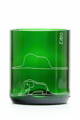 2x Sklenice z recyklovaného skla - zelená malá (250 ml) motiv Malý princ a hroznýš + dárková krabice