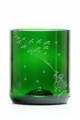 2x Sklenice z recyklovaného skla – zelená malá (250 ml) motiv Malý princ - Leť! + dárková krabice