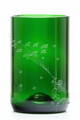 2x Sklenice z recyklovaného skla – zelená velká (400 ml) motiv Malý princ – Leť! + dárková krabice