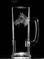 Biergläser 0,3 litre - Pferd motiv - Hand graviertes Glas