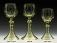 2x Historical Glass - wine glasses 1443/M/19 cm
