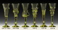 2x Historical Glass - Glass champagne 1419/S/20 cm,  1419/K/20,5 cm
