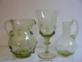 Pitcher with 6 glasses of historical glass - 1x 1122/M/500 ml a 6x 1480/M/200 ml