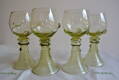 Historické sklo 2x- sklenice likér 1442/S/80ml , 1442/M/80ml
