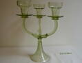 Candlestick of historical glass - 1612/3/28 cm
