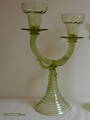 Candlestick of historical glass  - 1612/2/28 cm