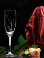 2x Thun Hochzeitsgläser mit zartem Motiv und Namen für Champagner mit Geschenkbox mit Platz für eine Flasche Champagner