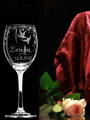 2x Hochzeitsgläser Thuner Wein 250 oder 350ml (Tauben)