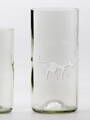 2ks Eko sklenice (z lahve od vína) velká čirá (16 cm, 7,5 cm) Tim Burton