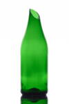 Eko karafa z recyklovaného skla (z lahve od vína) zelená