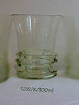 Historické sklo 2x- sklenice whisky 1259/K/300 ML