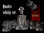 Quadro Whisky-Set - 7-teilig mit Monogramm in einer Geschenkbox