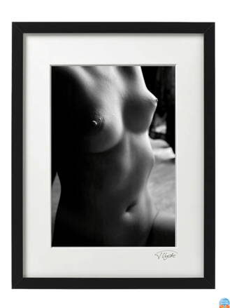 Umělecká fotografie Akty - Body (černý rám)