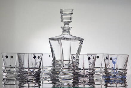 Whisky set Rocky 1x karafa + 6x sklenice s monogramem na karafu zdarma
