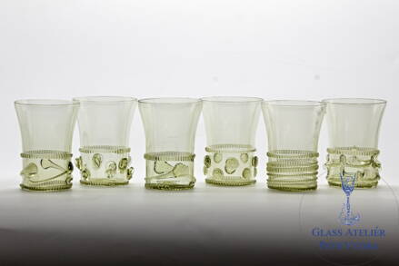6x Sklenice na likér z historického skla (90ml) 1259/6
