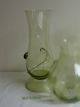 Foukaná vázička z historického skla 1821/S/21 cm