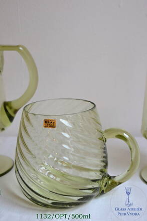 Historické sklo korbel 1132/OPT/500 ml
