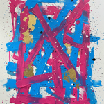 Acrylglasmalerei – Abstraktes Gemälde 1