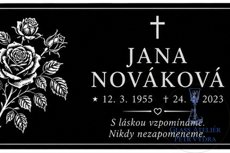 Skleněné náhrobní desky: důstojná vzpomínka v moderním provedení