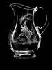 Hand graviertes Glas und Sandstrahlen Glasgravur